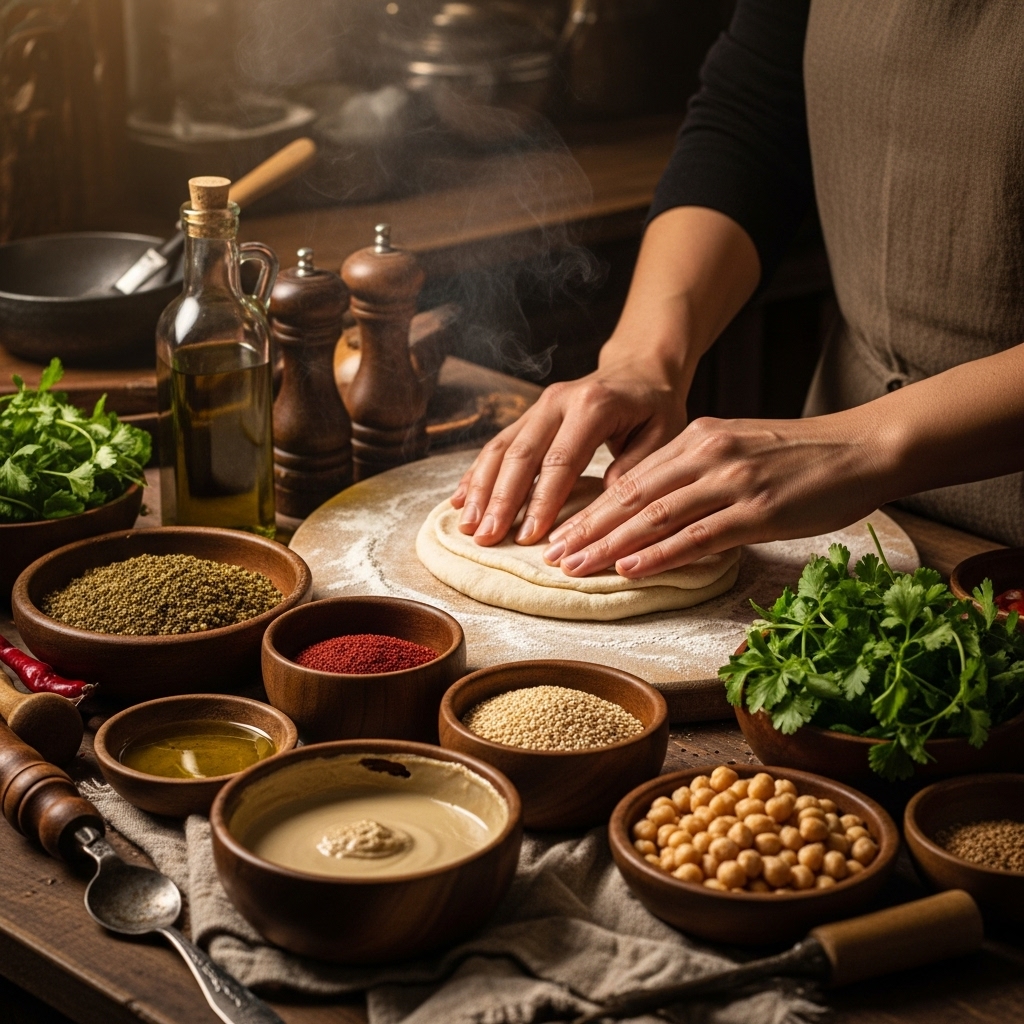 Sabores da cozinha Árabe